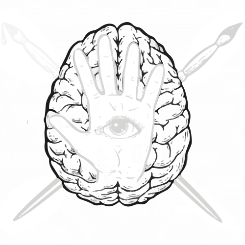 Tracciato logo Forma Mentis cervello in evidenza